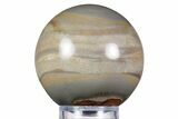 Polished Polychrome Jasper Sphere - Madagascar #358983-1